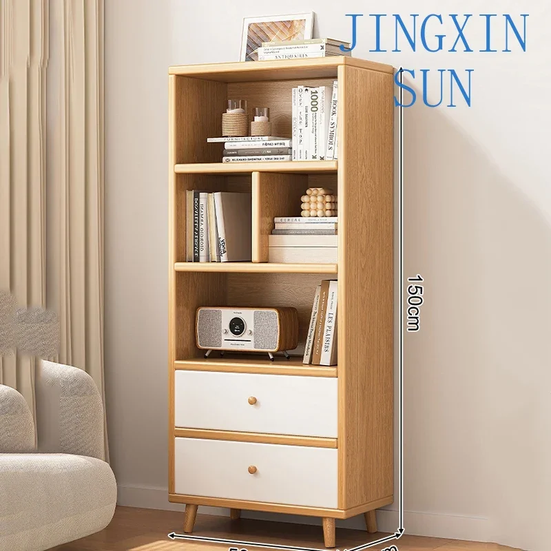 Storage Locker Bookcases Desktop Bamboo Organizer Mobile Bookcases Drawers Minimalist Estanteria Habitacion Home Furnitures