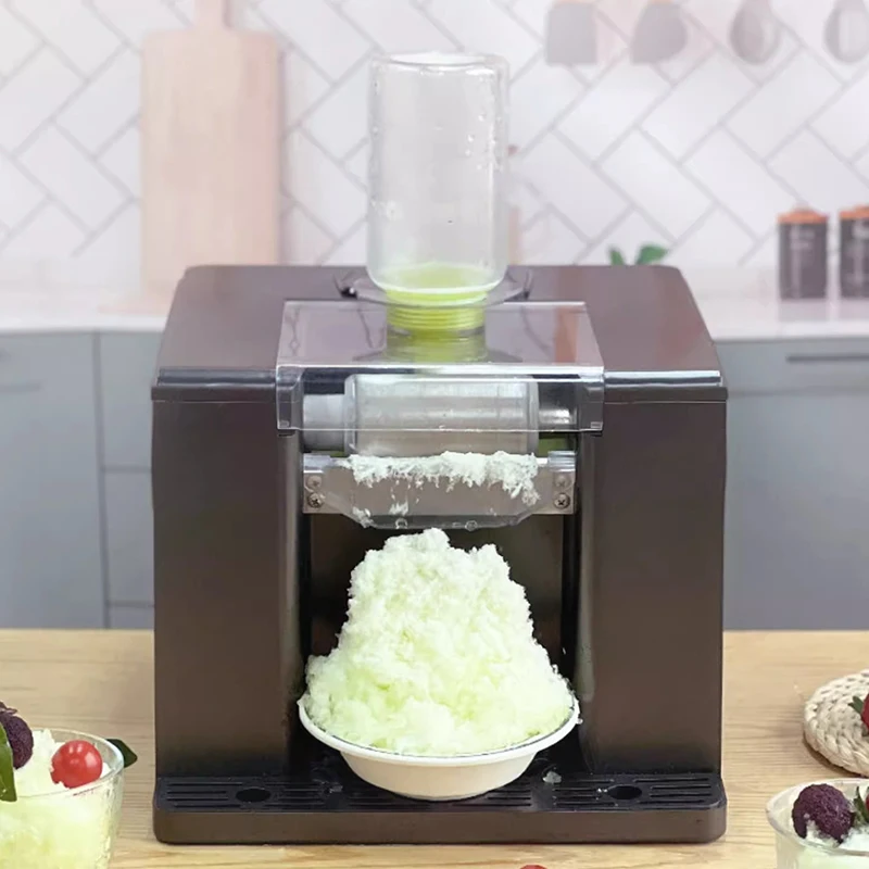 WS-001 Snowflake Ice Maker Maszyna do golenia Koreańska gwiazda Bingsu Machine Komercyjna elektryczna kostkarka do lodu śnieżnego