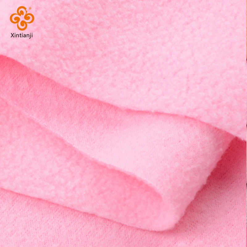 50X150cm Double Sided Fleece Fabric Plush Doll Skin Cloth Coat Clothing Lining Winter Warming Fabric