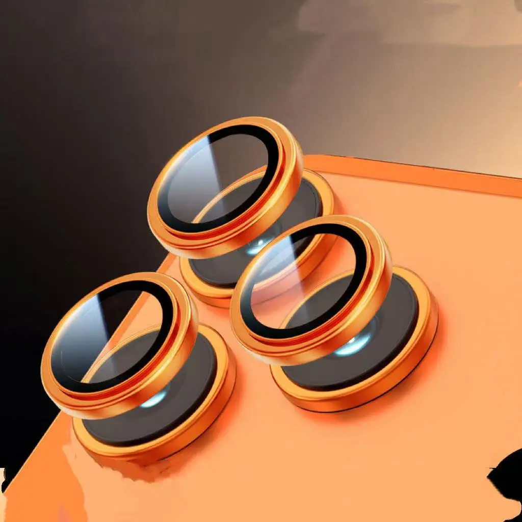 2-3 قطعة حماية عدسة الكاميرا آيفون 17 16 15 برو ماكس 14 زائد 13 12Mini 17 الهواء الزجاج المقسى حامي ملحق