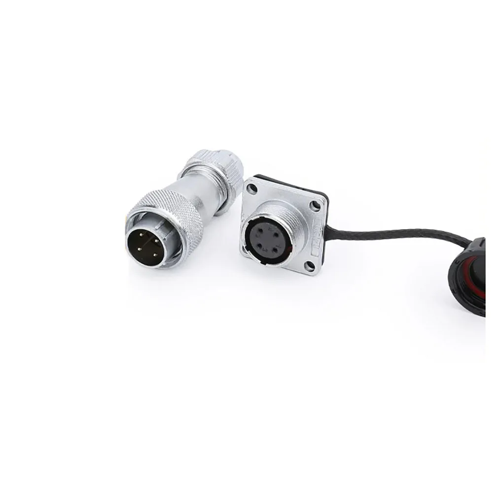 For WEIPU WF16 TE+Z M16 2 3 4 5 7 9 10Pin Waterproof Connector Power Signal Aviation Adapter Male Plug Female Socket IP67