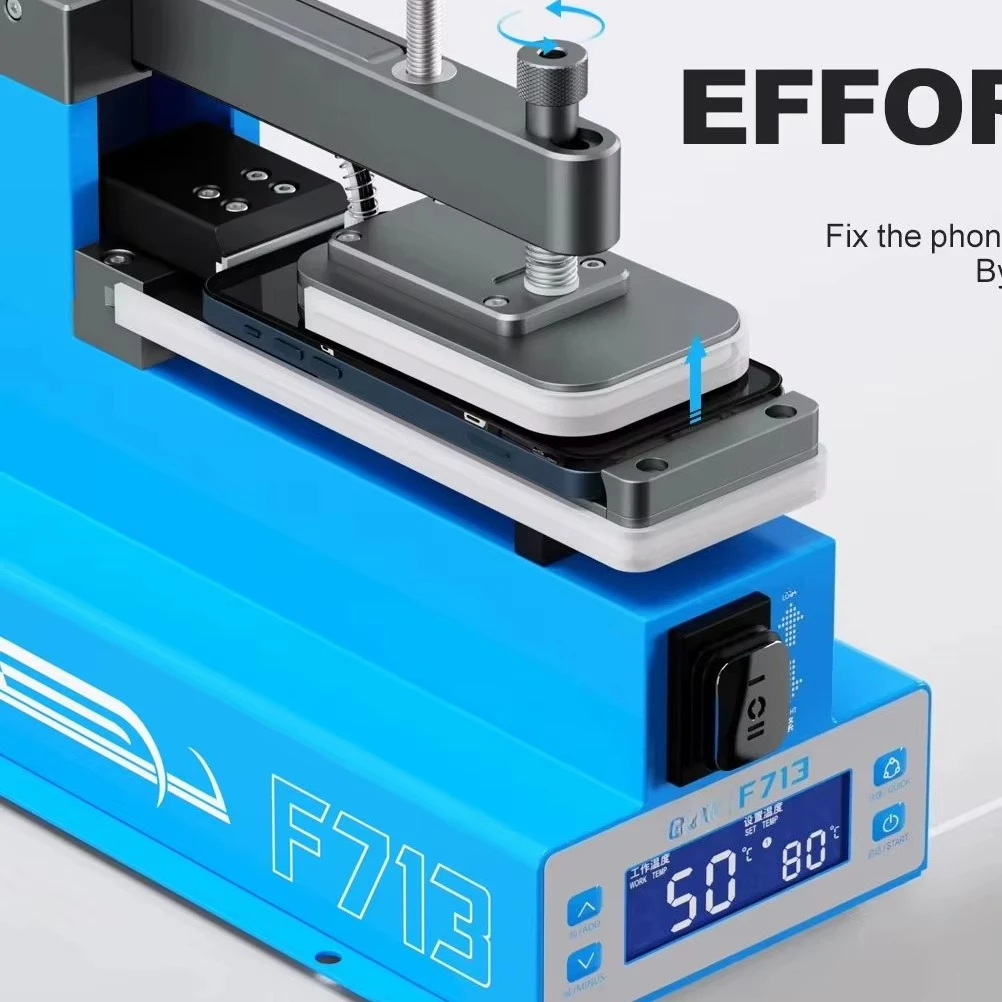 F713 Frame removing  Machine for Straight and Curved Screen/back Cover Disassembly Work Phone Repair Tools
