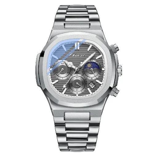 Fashion Casual Quartz Wristwatch Multi Functional Men's Watch