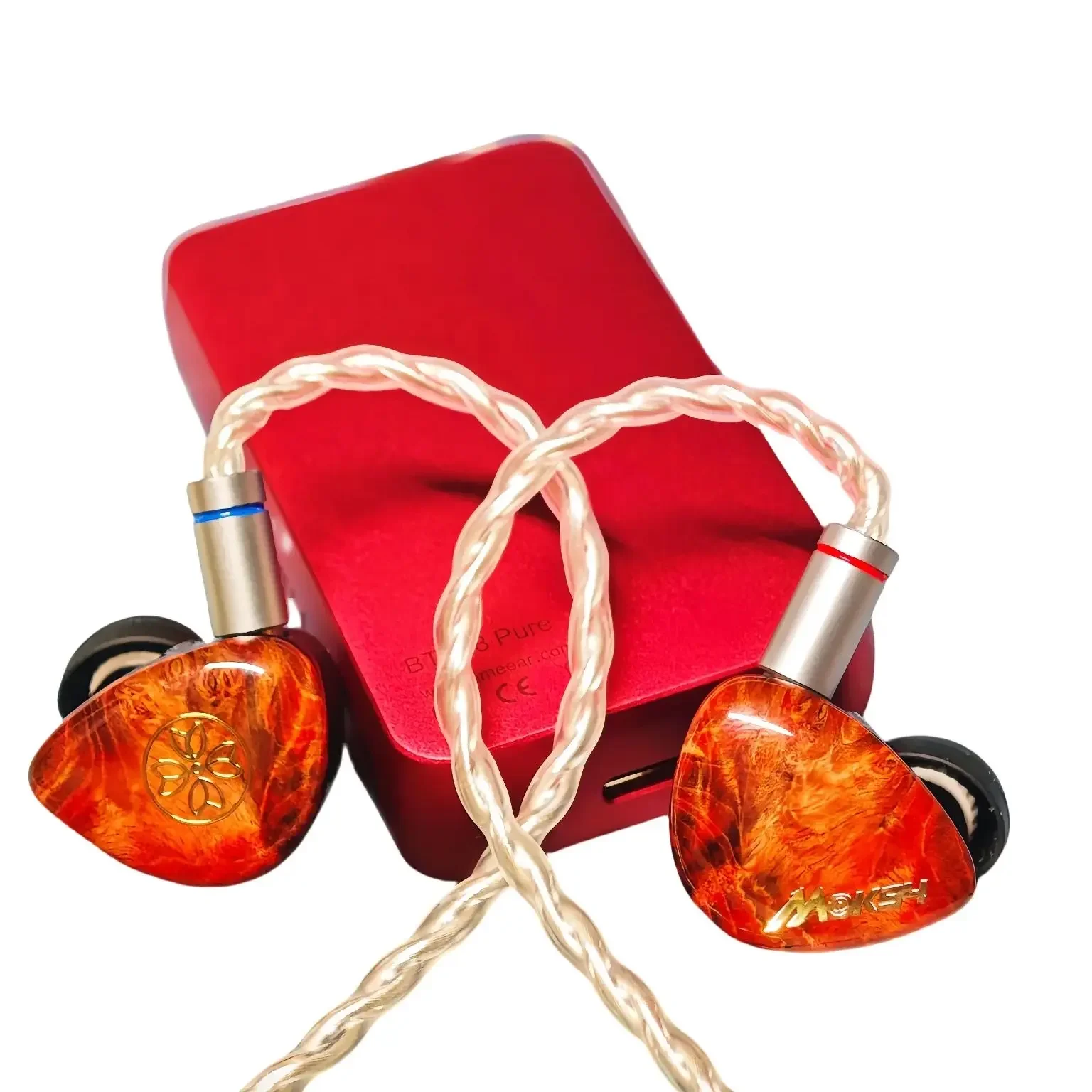 Geekyaudio MAK88 LuoFei 1DD+6BA Hybrid Dynamic Balanced Hifi Music Monitor Studio Bass Audiophiles in-ear Earphones Earbuds