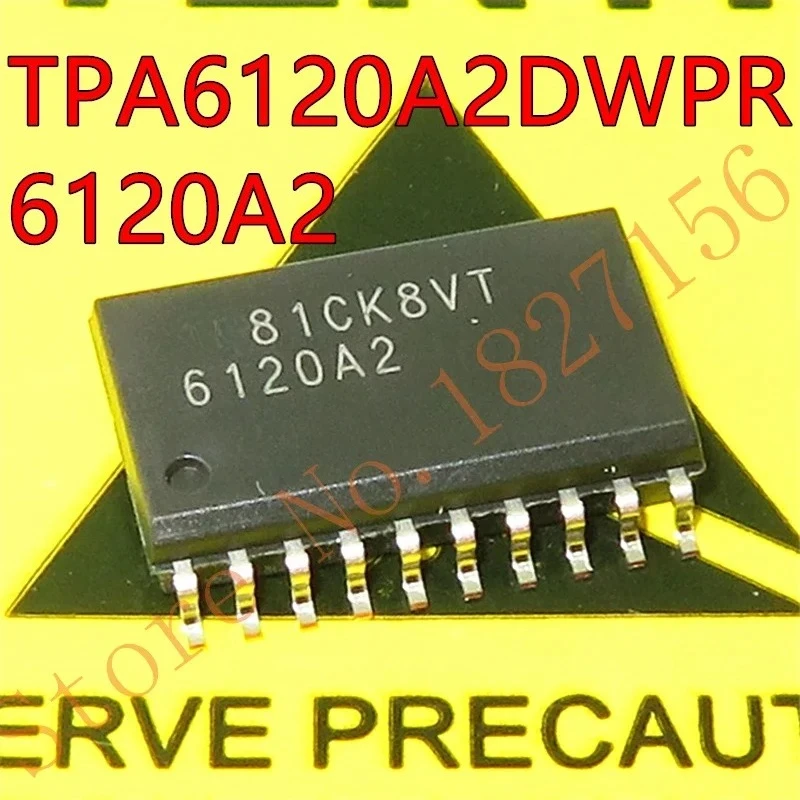 1PCS TPA6120A2DWPR TPA6120A2DWP 6120A2 New originalHIGH FIDELITY HEADPHONE AMPLIFIER