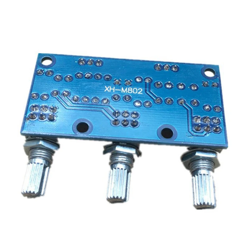 Alta e Baixa Tensão Amplificador Board, Subwoofer Controle de Volume, PCB Ajuste, Mixer Tone Board, XH-M802