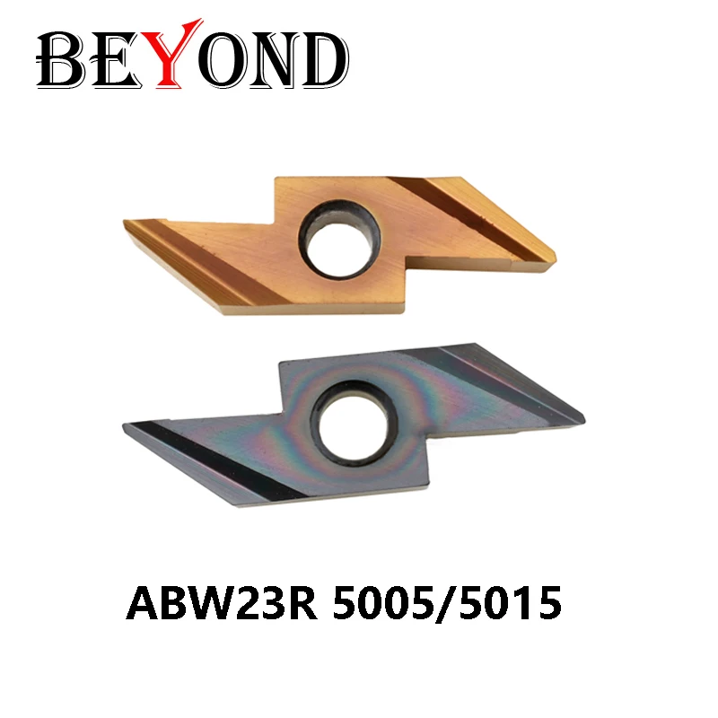 

BEYOND ABW23R5005 ABW23R5015 Carbide Inserts Core Control Machine ABW23R ABW Big Inserts 10pcs/box For Titanium Alloy CNC Cutter