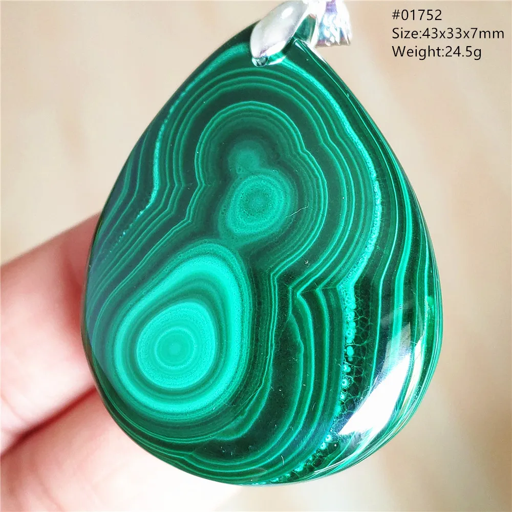 Natural Green Chrysocolla Malachite Women Men Pendant Necklace Stone For Malachite Jewelry Rare Gift Fashion Charming AAAAAA