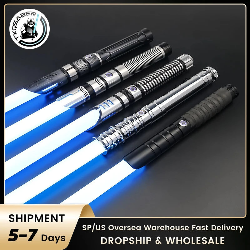 TXQSABER Neo Pixel Lightsaber Smooth Swing Heavy Dueling RGB 12 Colors Change FOC Blaster Toys Jedi Ecopixel Sword Snpixel Laser