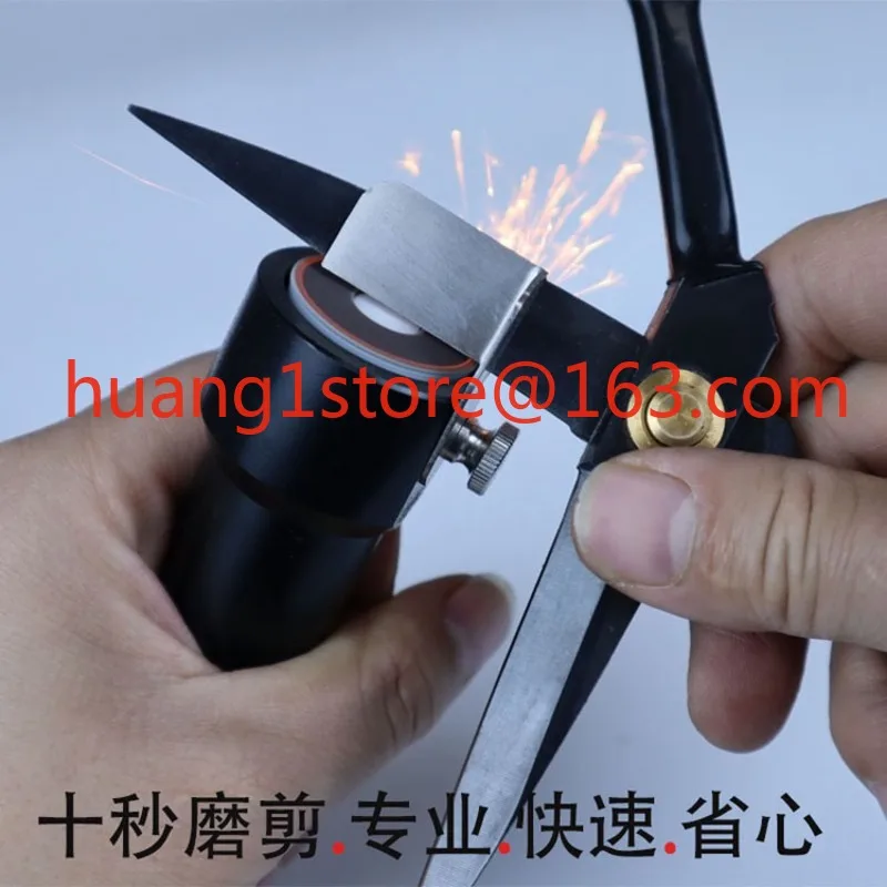 Professional angle grinding scissors tool sharpening artifact latest tailor cutting hair scissors kitchen  cutting machine