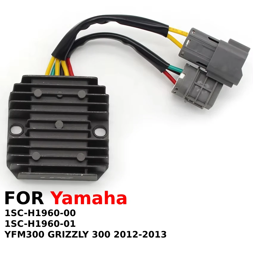 

Выпрямитель регулятора напряжения мотоцикла для Yamaha YFM300, гризли 300, 2012-2013, OEM:1SC-H1960-00, 1SC-H1960-01, детали