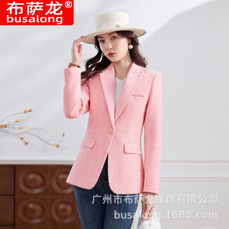 

2026New style business blazer for women, long-sleeved professional suit, formal women's jacket, workwear wholesale