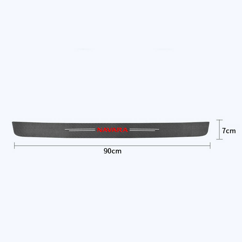 for Nissan navara np300 at32 rhd pro-4x n-trek 4pcs Car threshold Car sticker car accessories