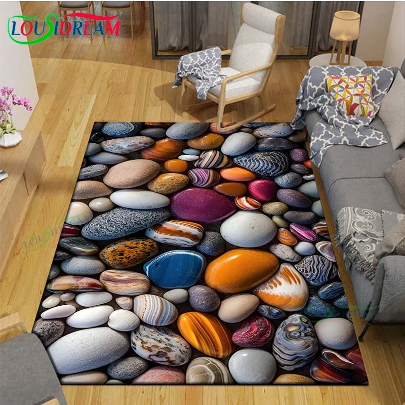 

3D Stone Wallpaper Carpet Room Decor Floor Mats Bedroom Yoga Mat Photography Props Area Rug Birthday Gift Outdoor Rug