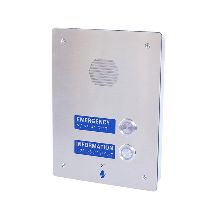 

New Robust Stainless Help Point, JR303-2B SOS Car-Parks Phones Emergency Intercom VoIP