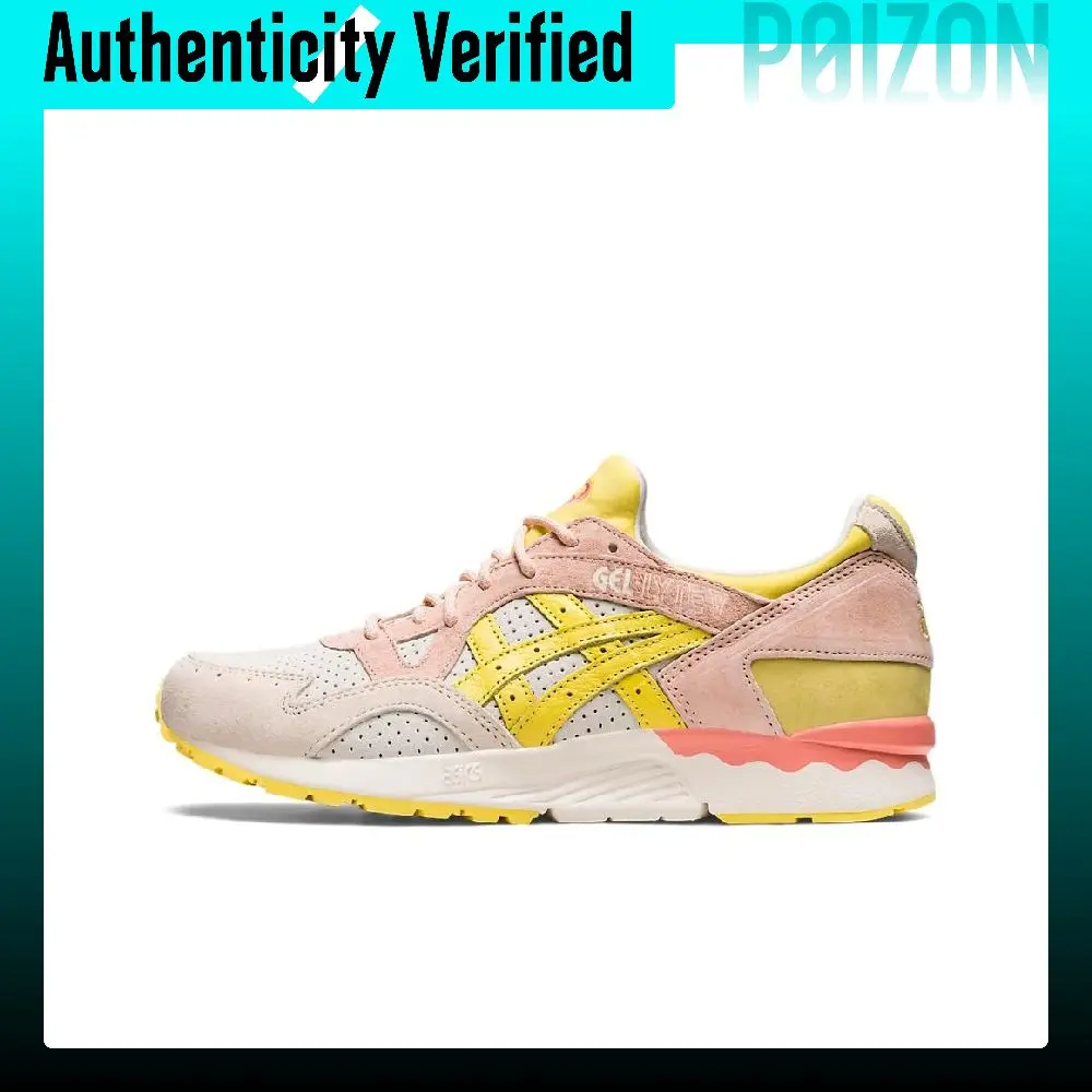 ASICS Gel Lyte V Running Shoes Men's Low Top Pink/Yellow 1201A822-101