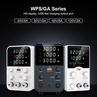 Wanptek DC Lab Power Supply 30V 60V 120V Adjustable Voltage Regulator Preset Voltage Current Dual Input Voltage 220V/110V