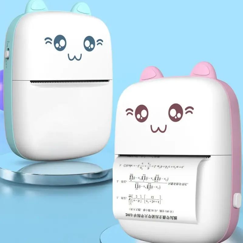 1Pcs Portable Mini Bluetooth WiFi New Wrong Printer Mobile Phone Photo Title Note Hot Print Pocket Student Error Label Printer