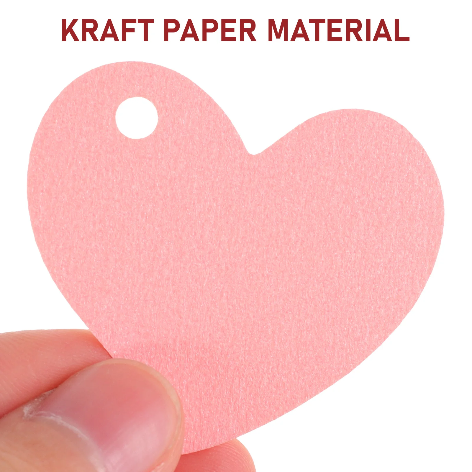 

50 Pcs Proposal Wedding Decor Heart Paper Cutouts Party Thank You Tags Shape Decoration