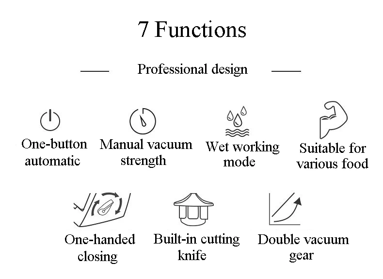 เครื่องซีลสูญญากาศบรรจุภัณฑ์และปิดผนึกถนอมอาหารเปียกและแห้งขนาดเล็กเครื่องบรรจุภัณฑ์สูญญากาศอัตโนมัติ MS1106