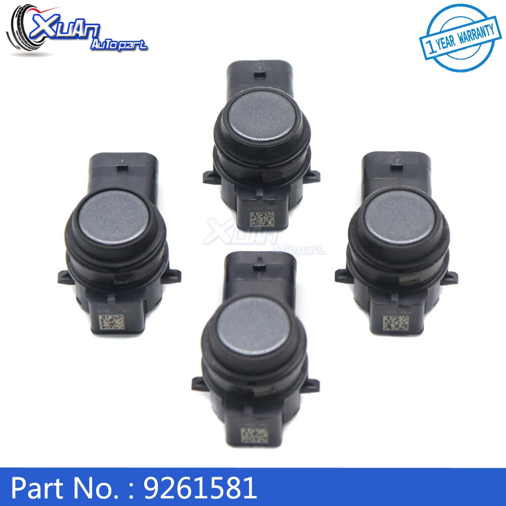 

XUAN 4pcs PDC Parking Sensor Reversing Radar Detector 9261581 For BMW 1 2 3 4 66209261581 0263013513