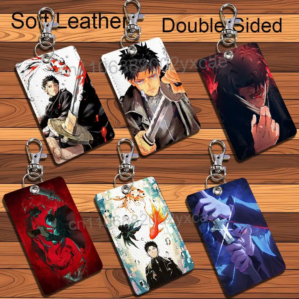 Chihiro Rokuhira Kagurabachi Card Holder With Keychain Executive Protection For Bank Credit Subway Bus Case