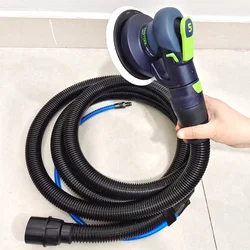 Used For Festool Pneumatic Sander Hose 4 M Eters Long Two-in-one Dust Suction Pipe Sandpaper Machine Dust Bucket Accessories