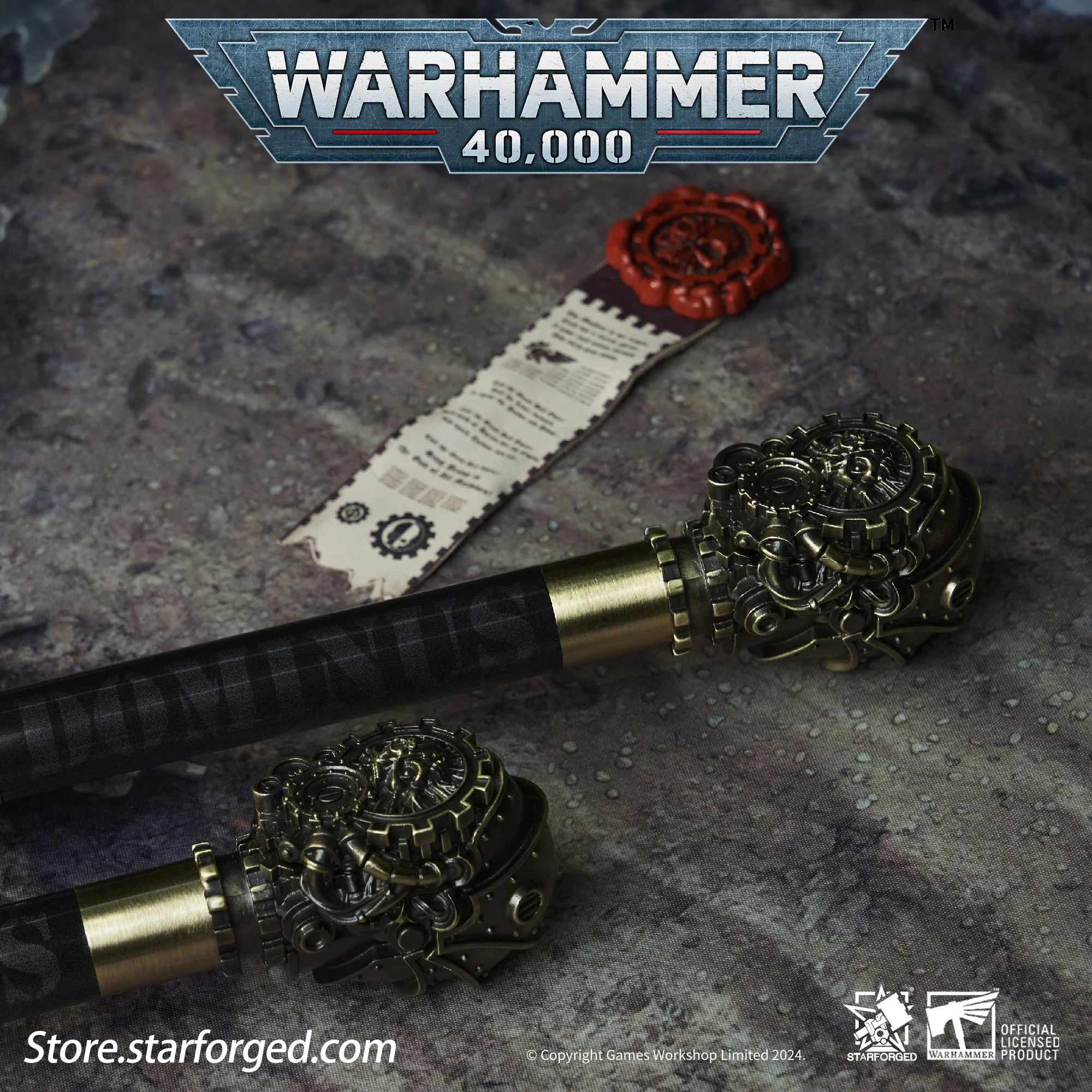 [Starforged] Master Scepter Warhammer 40K Surrounding Adeptus Mechanicus Umbrella