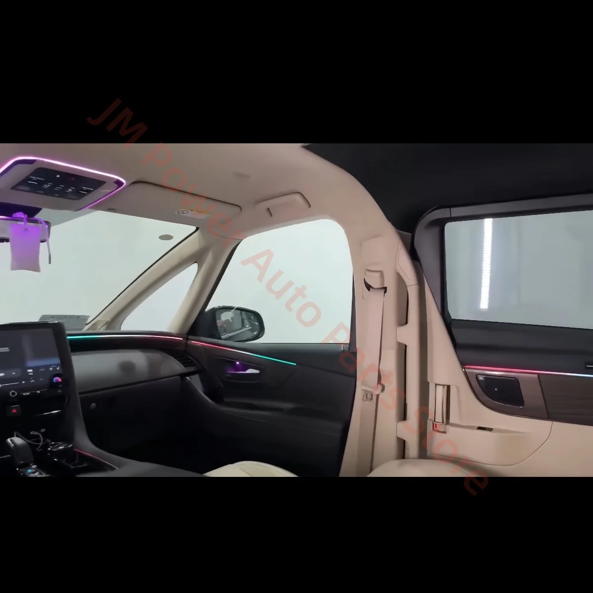 LHD/RHD For Toyota Alphard Vellfire 2024+ Atmosphere Lamp car interior lighting upgrade car accessories Screen &APP control New