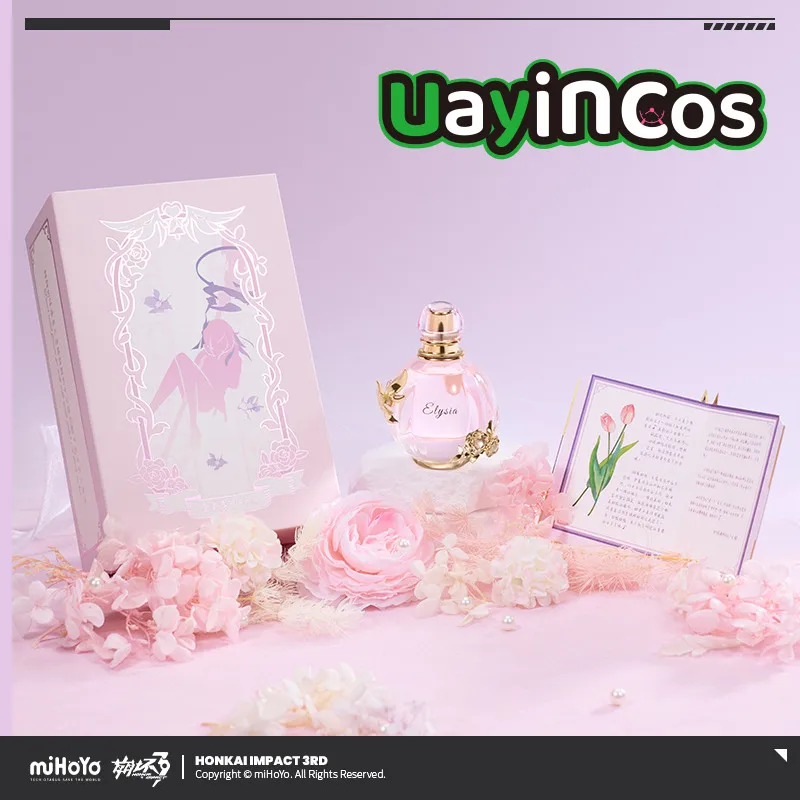 

Оригинальный товар Honkai Impact 3 Elysia, парфюмерная подарочная коробка, аромат, туалет, подарок для женщин и мужчин, духи, аниме, детские игрушки, косплей