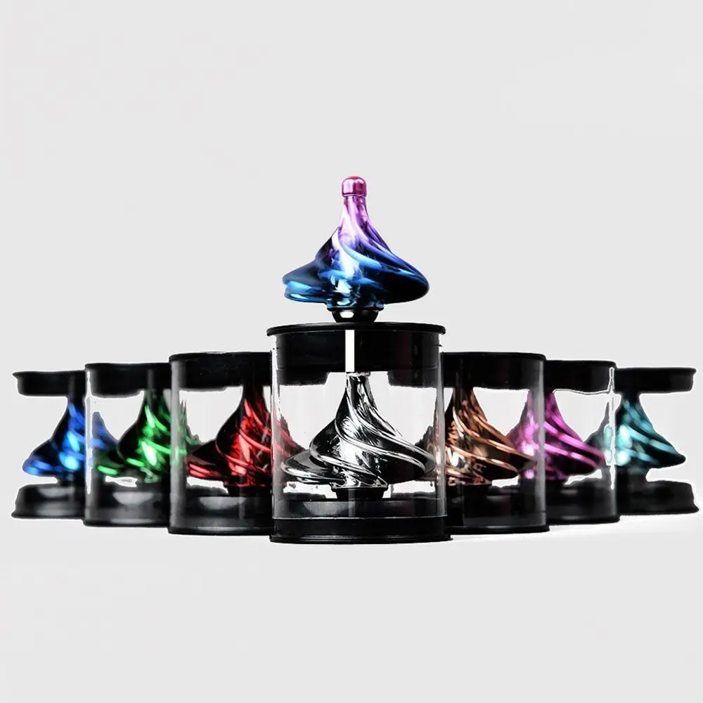 Moinho de vento sensorial fidget spinner colorido sopro vento girando topo interessante ar aerodinâmico giroscópio vento escritório