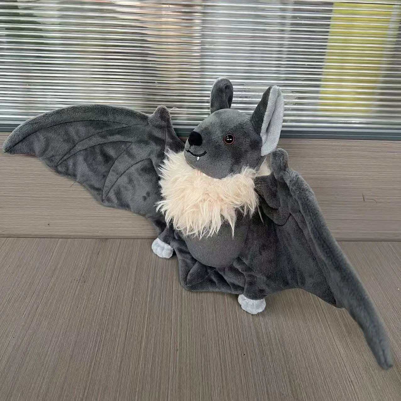 

22cm Grey Bat Plush Stuffed Bat Doll Plush Toy For Boy and Girls Christmas Halloween Decoration Gifts