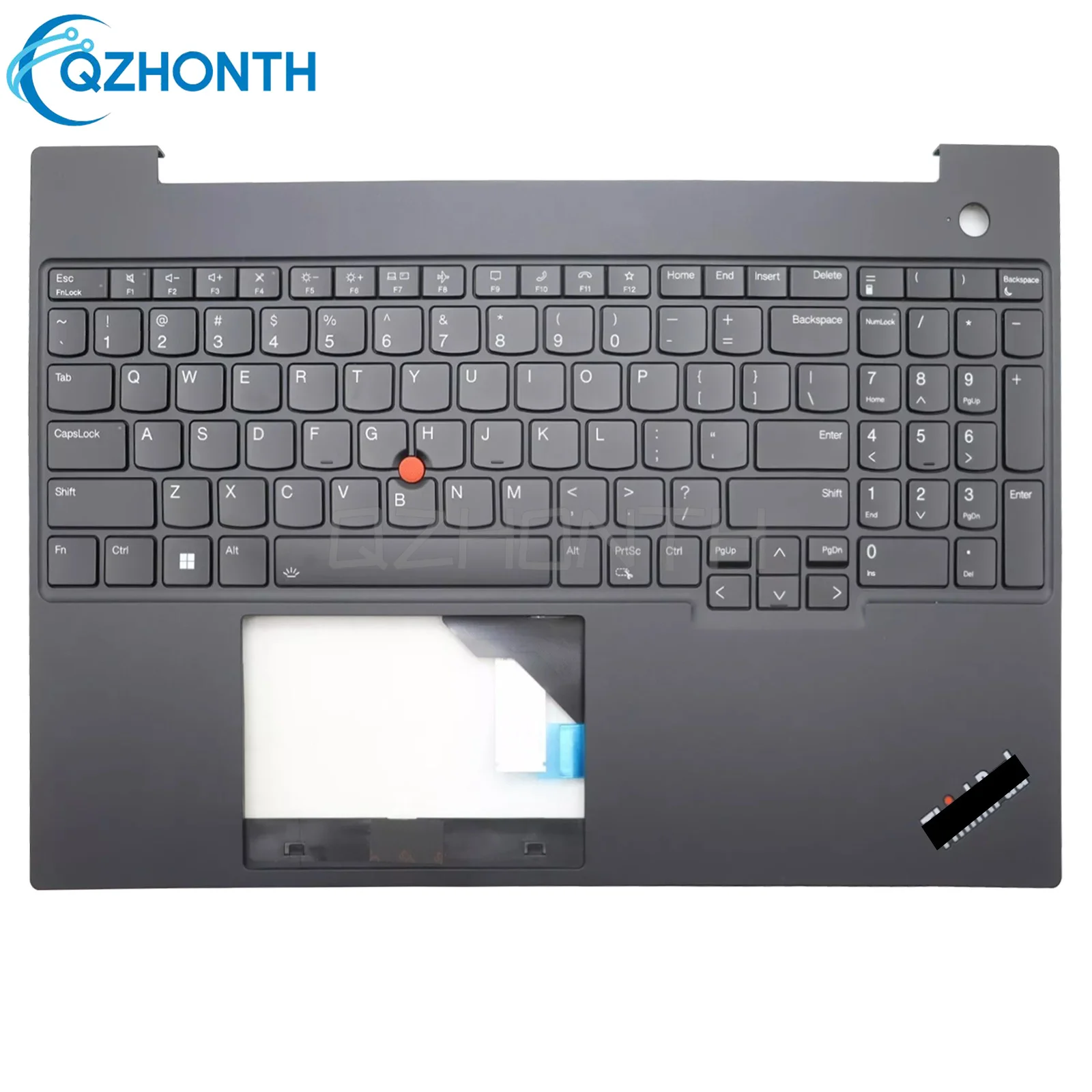 

New Palmrest Upper Case with FPR Backlit Keyboard For Lenovo Thinkpad E16 Gen 1 5M11H94852 16"