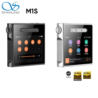 SHANLING M1s MP3 Player Bluetooth 5.0 HiFi MP3 Music Player Hi-Res Audio Portable MP3 Music Player Walkman ESS ES9038Q2M DAC MQA
