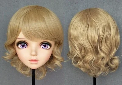 (NEW-04) Handmade Female Resin Crossdress Pretty Girl BJD Masks Japanese Anime Cosplay Kigurumi Mask