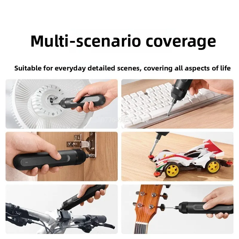 Xiaomi Electric Screwdriver Set Straight Handle Screwdriver Portable Screwdriver Magnetic Bits Repair Tools With Lights 3 Gear view 6