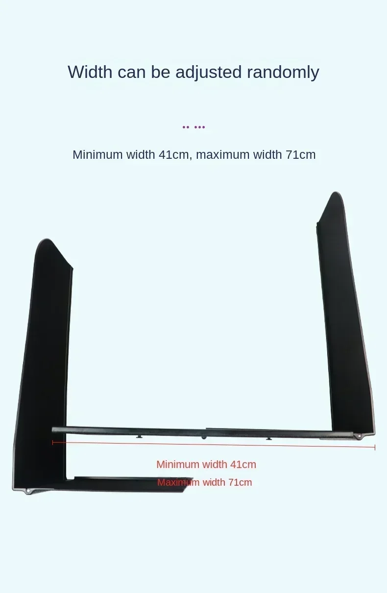 17-27 بوصة 41-66 سنتيمتر عرض الشمس قناع الطباعة وإصلاح تصميم شاشة الكمبيوتر هود سطح المكتب