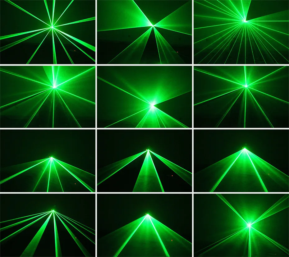 ALIEN DMX 100 mW Groene Laser Podiumverlichting Scanner Effcet Xmas Bar Dance Party Show Licht DJ Disco Laser projector Lichten