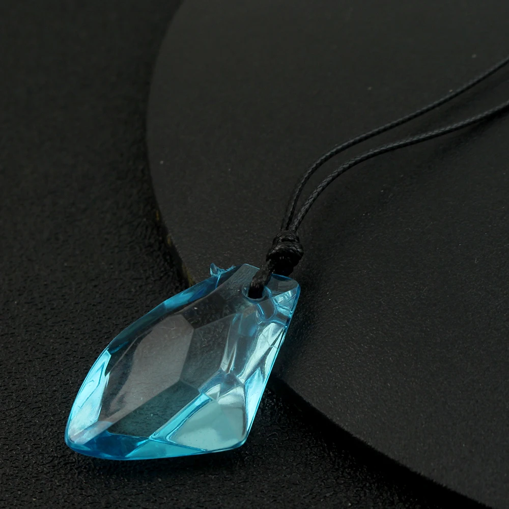 الكلاسيكية المسلسل التلفزيوني H2o قلادة للنساء ، Moonstone قلادة ، مجرد إضافة الماء ، الحجر الأزرق ، حورية البحر مجوهرات ، فيلم هدية ، الراتنج