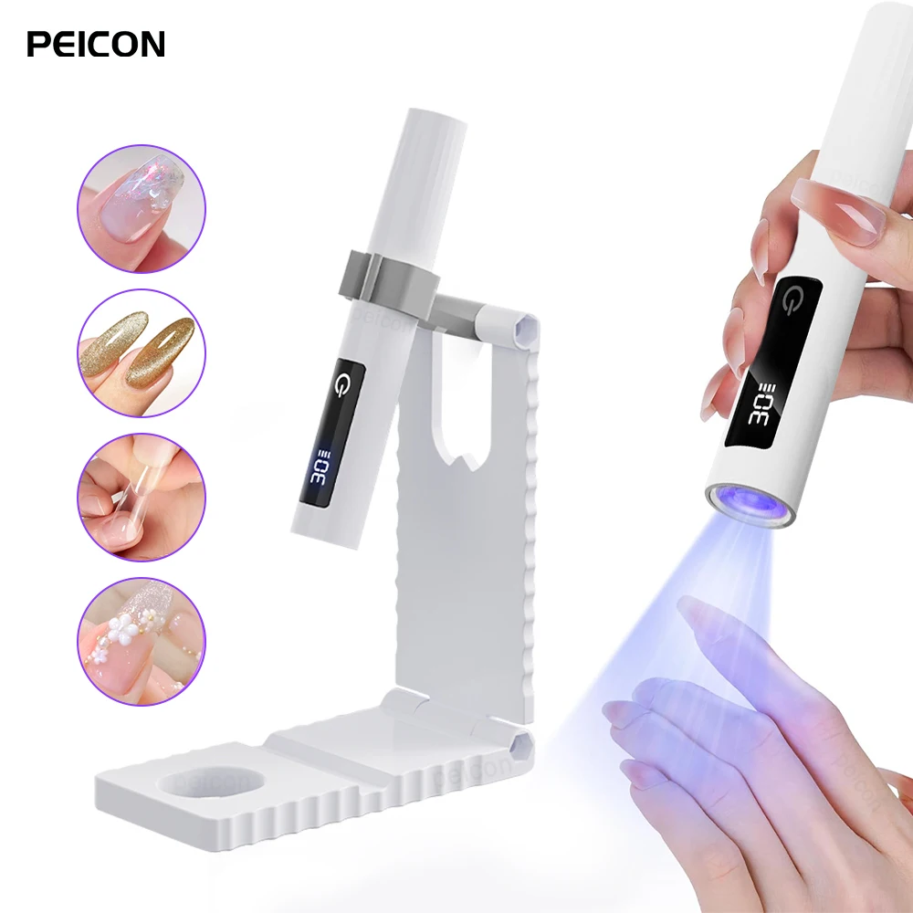 

Портативная УФ-лампа для ногтей, миниатюрная, для маникюра, сушка гель-лака, USB-зарядка, светодиодная лампа для быстрой сушки ногтей