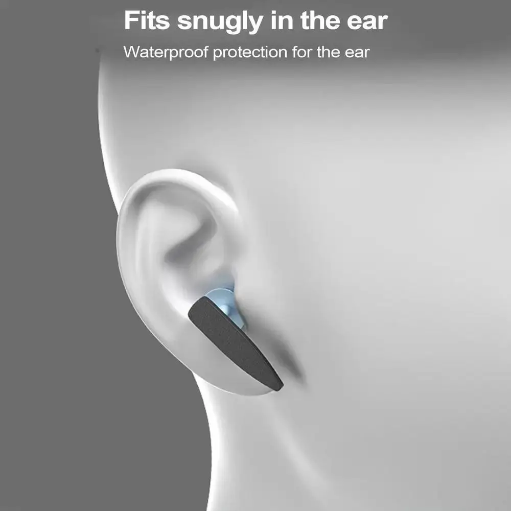 Comfy Silicone Swimming Ear Plugs 4-layer Waterproof Design Ear Protection Earplugs Ear Plugs Bathing