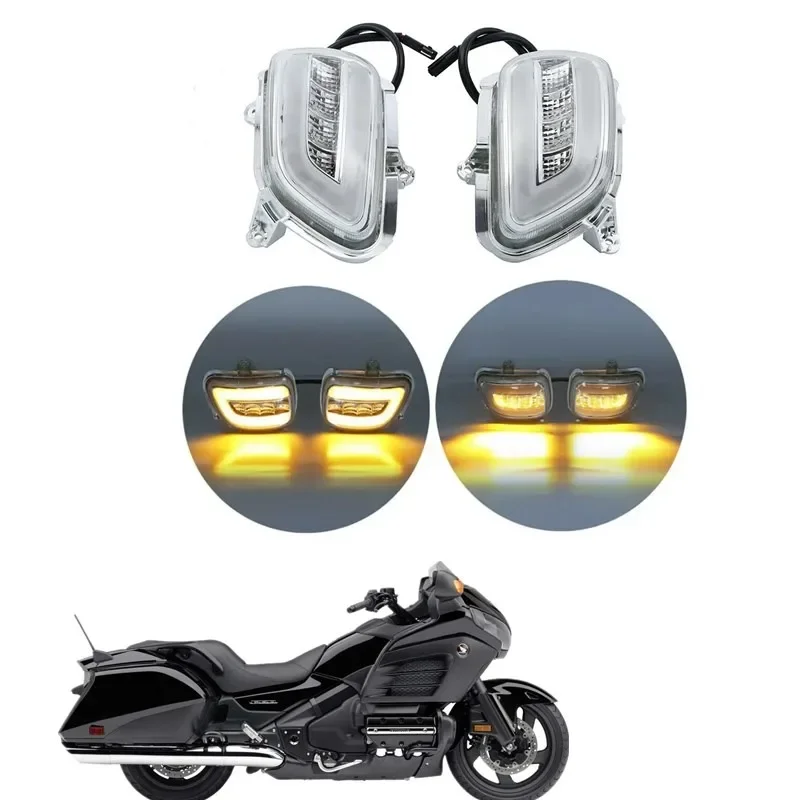 

Мотоциклетный светодиодный индикатор поворота для Honda Goldwing GL1800 F6B GL 1800 2001-2017 2016 2015 2014