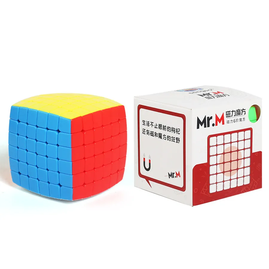 Sengso Magic Cube 2X2 3X3 4X4 5X5 Mr. Magnetische Magische Kubus Stickerelss Snelheid Cubo Mágico Volwassen En Kinderen Puzzel Speelgoed Geschenken