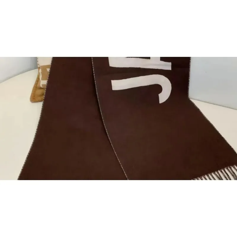 26防風スカーフ 冬用暖かいカシミヤショール、カシミヤスカーフ、文字デザイン入りで厚くて暖かい、高品質でファッショナブルなスカーフ