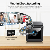 W02 HD Wireless Smart Surveillance Camera - Plug-Free Remote night vision Home Security Camera with WiFi Connectivity