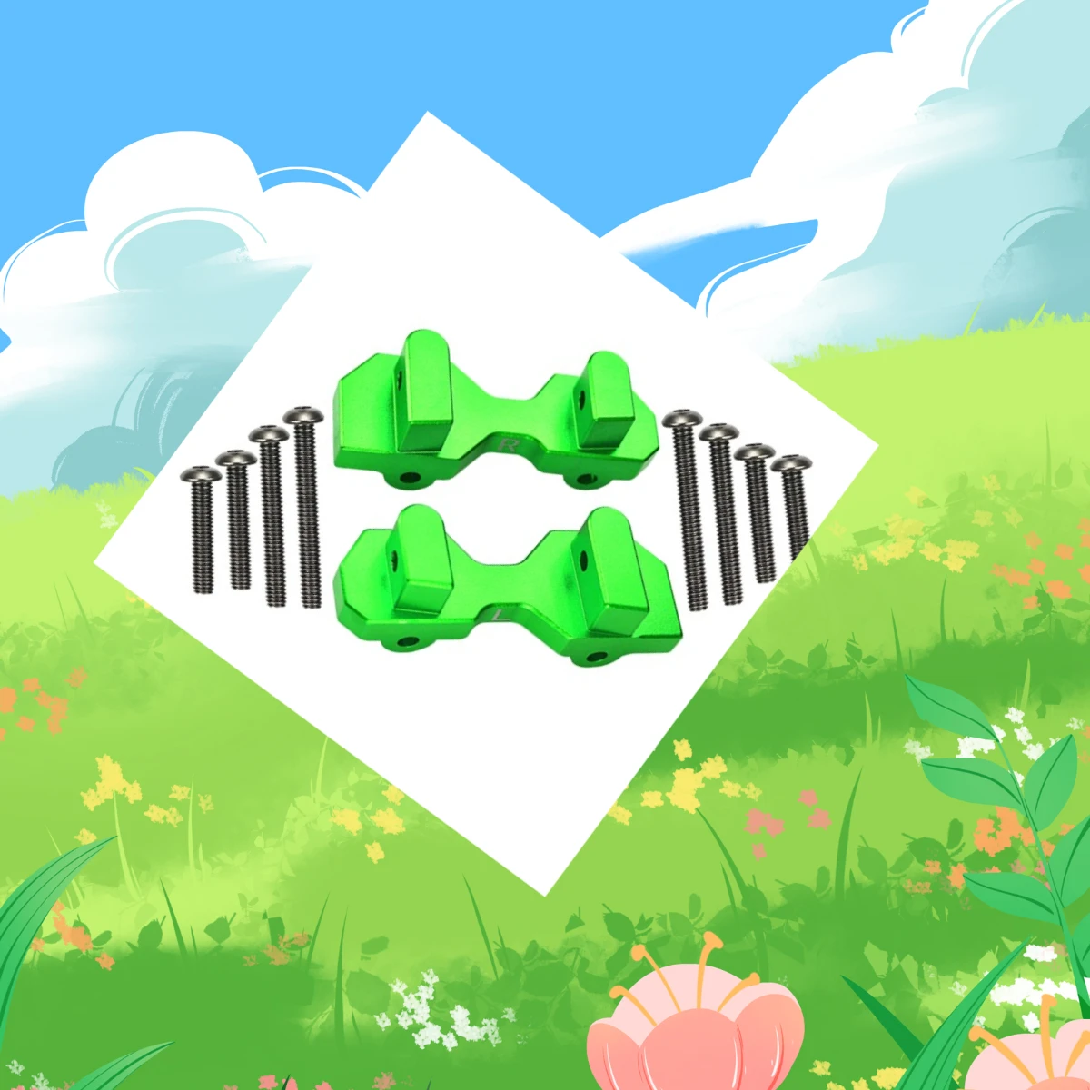 GPM TRAXXAS 1/7 アンリミテッド デザート レーサー アルミ フロント ダンパー マウント 85076-4 RC カー部品およびアクセサリー用