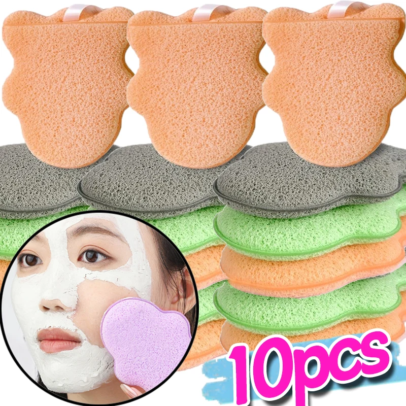 Éponge de nettoyage du visage pour démaquillage, moussant rapide, épaisse, outil de nettoyage en profondeur, éponge de Massage réutilisable, soins du visage