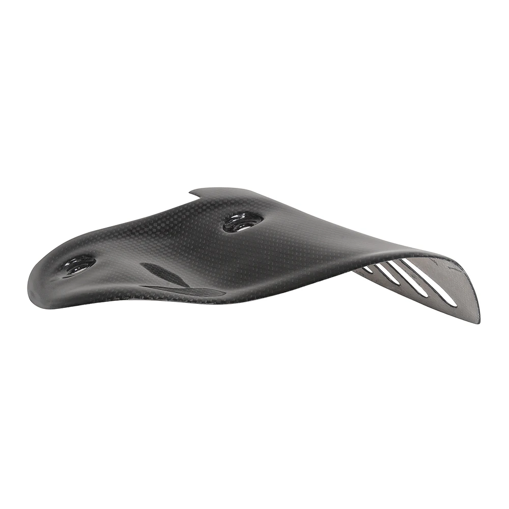 MOTO4U For Ducati 848 Carbon Fiber Exhaust Cover For Termignoni exhaust Exhaust Heat Shield Motorcycle Accessories