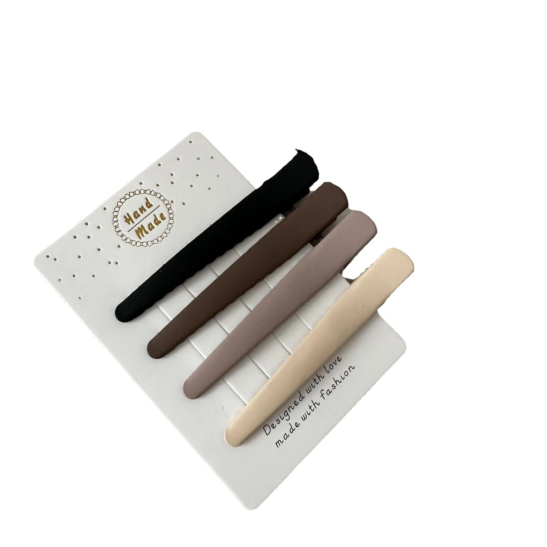 3 قطعة/4 قطعة امرأة الكورية نمط الحليب الشاي القهوة اللون دبابيس الشعر مجموعة الفتيات الموضة banghop مقاطع الشعر المشابك اكسسوارات