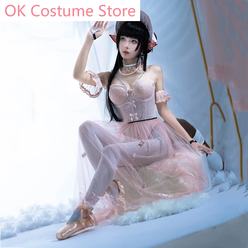 Anime!Arknights Eunectes 3rd Anniversary Ballet Dress Game Suit Sexy Uniform Cosplay Costume Halloween Party Outfit Women